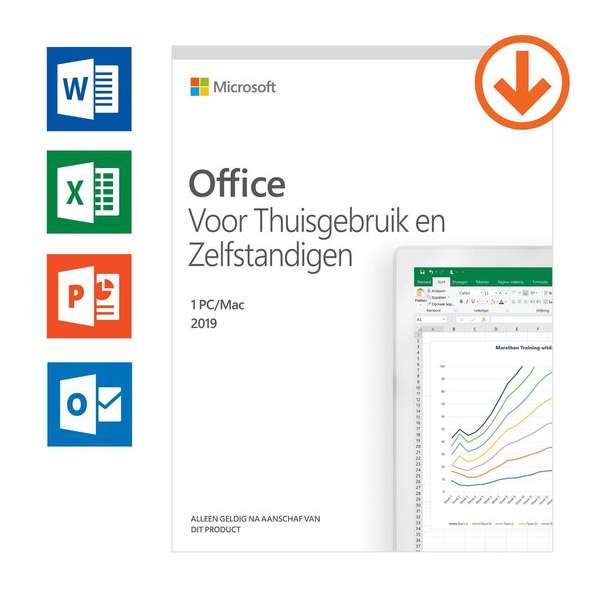 Microsoft Office 2019 Home & Business - Nederlands - 1 jaar abonnement (download) Microsoft Office 2019 Home & Business - Nederlands - 1 jaar abonnement (download)