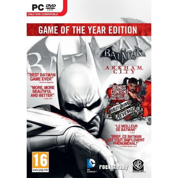 Batman, Arkham City (GOTY Edition) - Windows Batman, Arkham City (GOTY Edition) - Windows