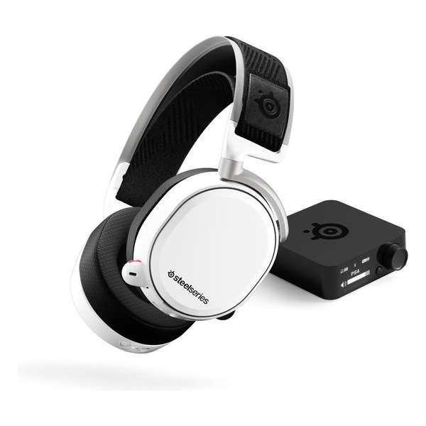 SteelSeries Arctis Pro - Draadloze Gaming Headset - PC + PS4 - Wit SteelSeries Arctis Pro - Draadloze Gaming Headset - PC + PS4 - Wit