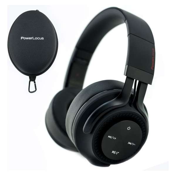 PowerLocus P3 draadloze Over-Ear Koptelefoon P3 Inklapbaar - Bluetooth - Met microfoon