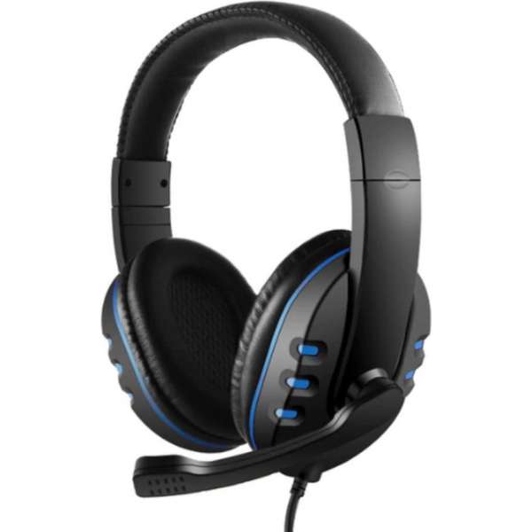Dazzle Gaming Headset - PC/PS4/XBOX - Zwart & Blauw / Black & Blue Dazzle Gaming Headset - PC/PS4/XBOX - Zwart & Blauw / Black & Blue