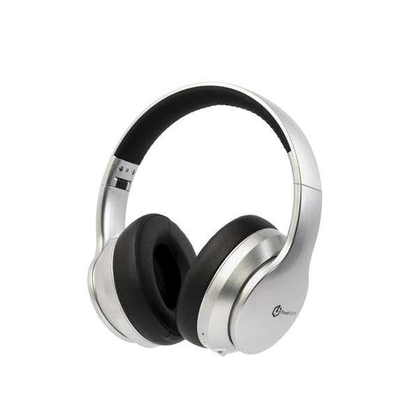PowerLocus P6 - draadloze Over-Ear Koptelefoon Inklapbaar - Bluetooth Hoofdtelefoon - Met microfoon - Zilver PowerLocus P6 - draadloze Over-Ear Koptelefoon Inklapbaar - Bluetooth Hoofdtelefoon - Met microfoon - Zilver
