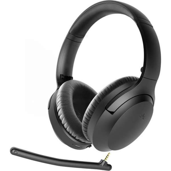 Avantree - Bluetooth Headphones with Active Noise Cancelling & Detachable Boom Microphone, Ideal for Music & Talk Avantree - Bluetooth Headphones with Active Noise Cancelling & Detachable Boom Microphone, Ideal for Music & Talk