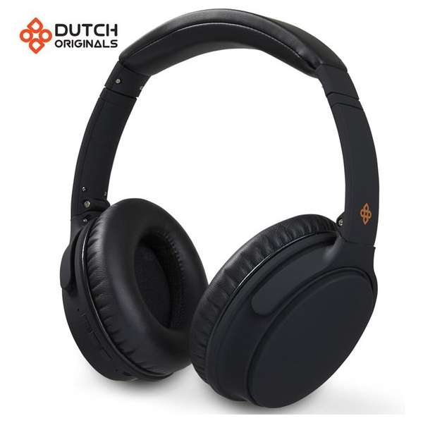 Noise Cancelling Koptelefoon - Zwart - Bluetooth Headset van Dutch Originals Noise Cancelling Koptelefoon - Zwart - Bluetooth Headset van Dutch Originals