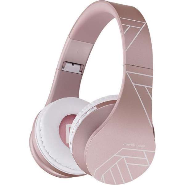 PowerLocus P1 draadloze Over-Ear Koptelefoon Inklapbaar - Bluetooth - Met microfoon – Rose Gold (PL Line Collectie) PowerLocus P1 draadloze Over-Ear Koptelefoon Inklapbaar - Bluetooth - Met microfoon – Rose Gold (PL Line Collectie)