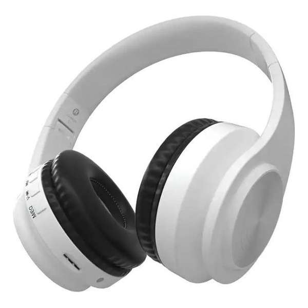 Bluetooth draadloze koptelefoon V5.0 - White Bluetooth draadloze koptelefoon V5.0 - White