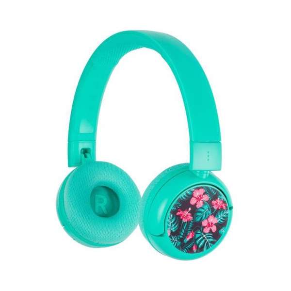 BuddyPhones - Over-ear Bluetooth Koptelefoon POP Turquoize BuddyPhones - Over-ear Bluetooth Koptelefoon POP Turquoize