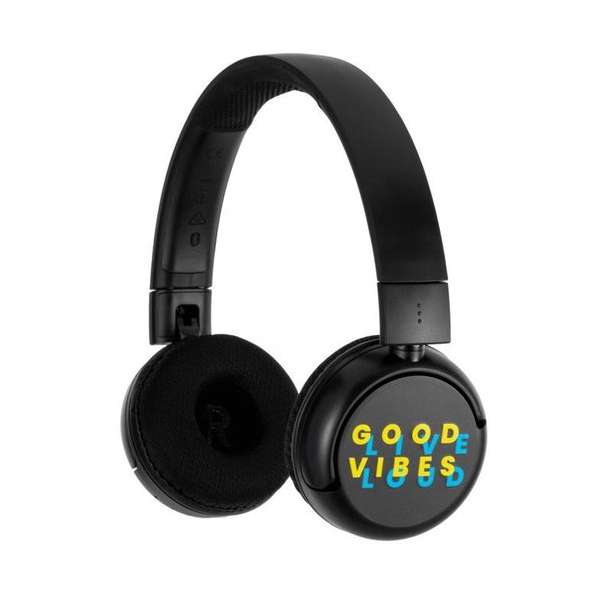 BuddyPhones - Over-ear Bluetooth Koptelefoon POP Zwart BuddyPhones - Over-ear Bluetooth Koptelefoon POP Zwart