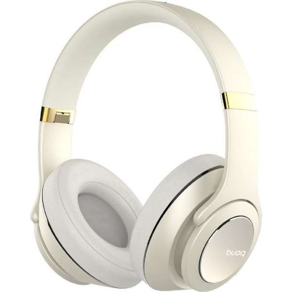 Buoq Axis - Draadloze over-ear koptelefoon - inklapbaar - speaker - Ivory Buoq Axis - Draadloze over-ear koptelefoon - inklapbaar - speaker - Ivory