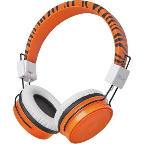 Trust Comi - Kinder Koptelefoon - Bluetooth - Oranje Trust Comi - Kinder Koptelefoon - Bluetooth - Oranje