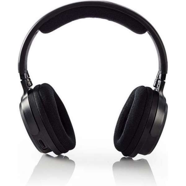 Nedis HPRF200BK Draadloze Hoofdtelefoon Radiofrequent (rf) Over-ear Zwart Nedis HPRF200BK Draadloze Hoofdtelefoon Radiofrequent (rf) Over-ear Zwart