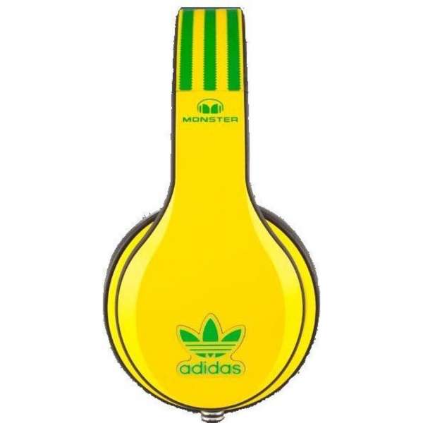Monster - Adidas Originals Over-ear Headphones - Geel/groen Monster - Adidas Originals Over-ear Headphones - Geel/groen