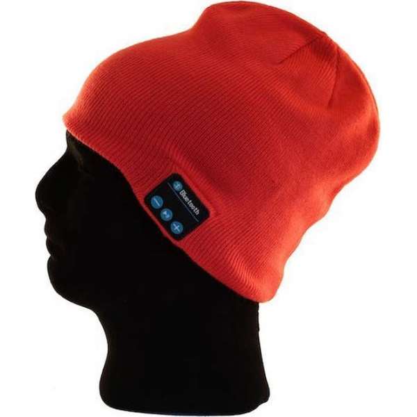 Bluetooth muts - Bluetooth beanie muts - Rood - Ingebouwde koptelefoon / speakers en microfoon Bluetooth muts - Bluetooth beanie muts - Rood - Ingebouwde koptelefoon / speakers en microfoon