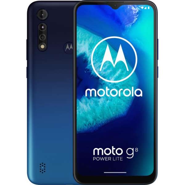 Motorola Moto G8 Power Lite - Blauw Motorola Moto G8 Power Lite - Blauw