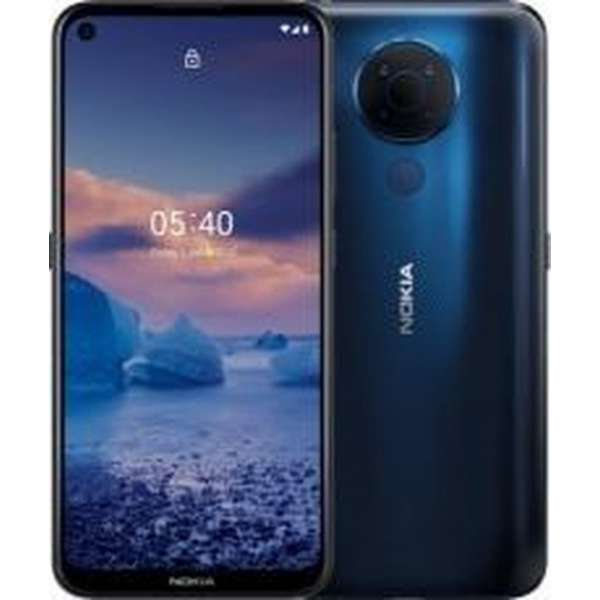 Nokia 5.4 - 128 GB - Blauw - inclusief draadloos koptelefoon Nokia 5.4 - 128 GB - Blauw - inclusief draadloos koptelefoon