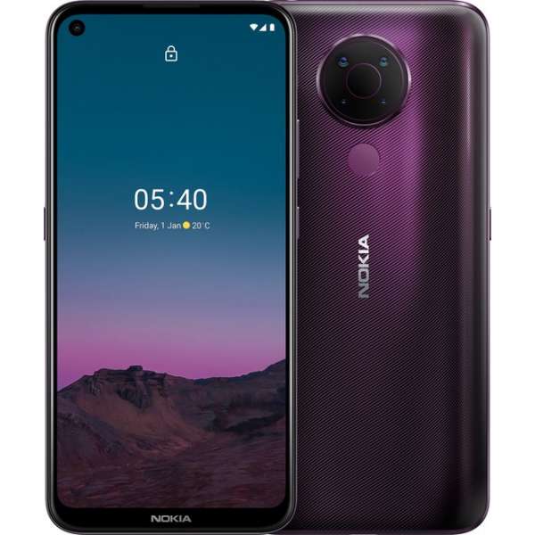 Nokia 5.4 - 64GB - Paars - incl HS Nokia 5.4 - 64GB - Paars - incl HS