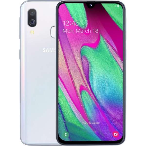 Samsung Galaxy A40 - 64GB - Wit Samsung Galaxy A40 - 64GB - Wit