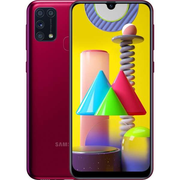 Samsung Galaxy M31 - 64GB - Rood Samsung Galaxy M31 - 64GB - Rood