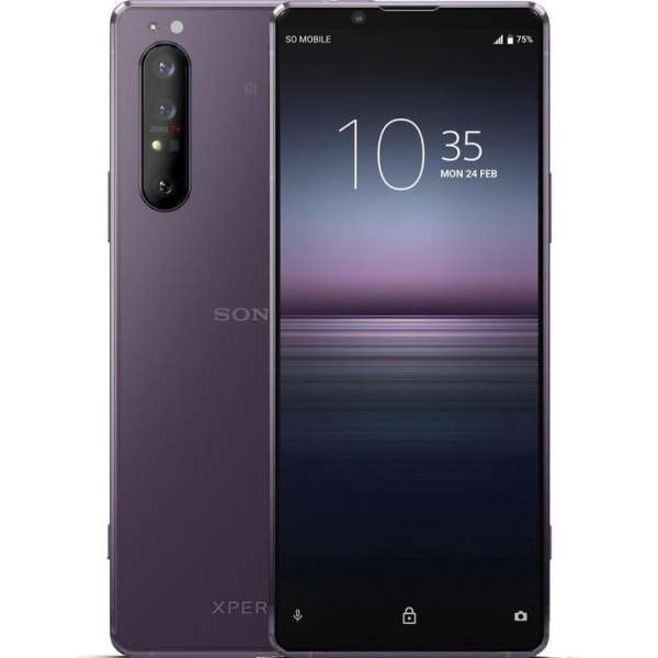 Sony Xperia 1 II - 5G - 256GB - Paars Sony Xperia 1 II - 5G - 256GB - Paars