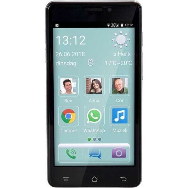 Fysic F101 Eenvoudige senioren smartphone 5" - Smartphone voor mensen met behoefte aan eenvoud Fysic F101 Eenvoudige senioren smartphone 5" - Smartphone voor mensen met behoefte aan eenvoud