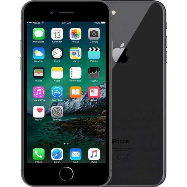 Apple iPhone 8 Plus - 256 GB - Space Gray - Refurbished door leapp - A-grade Apple iPhone 8 Plus - 256 GB - Space Gray - Refurbished door leapp - A-grade