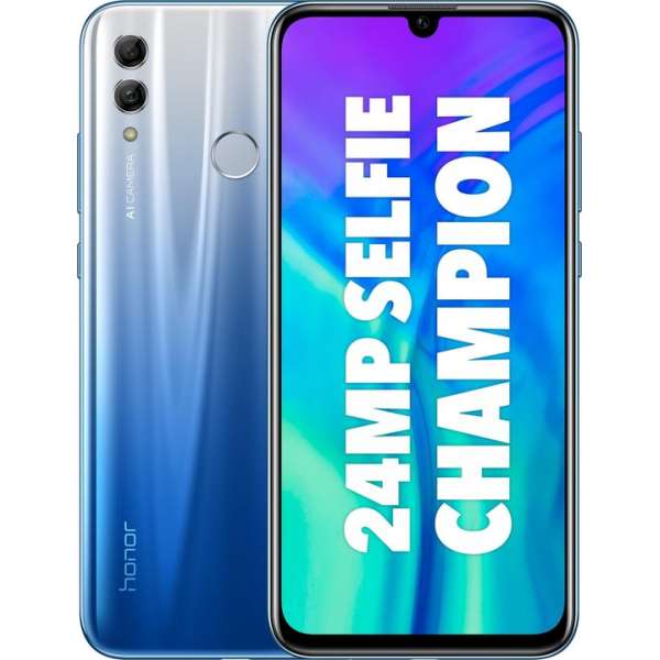 Honor 10 Lite - 64GB - Dual Sim - Sky Blue (Wit/Blauw)