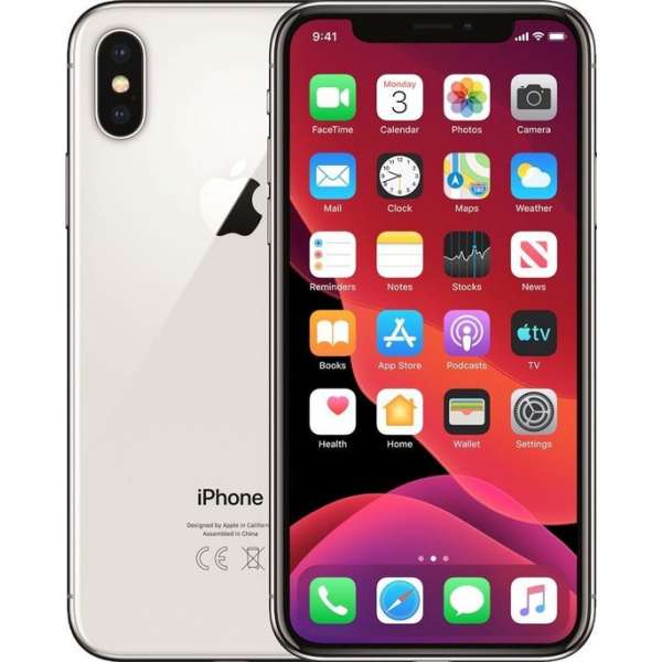 Apple iPhone X - Refurbished door Renewd - A Grade (zo goed als nieuw) - 64GB - Zilver Apple iPhone X - Refurbished door Renewd - A Grade (zo goed als nieuw) - 64GB - Zilver