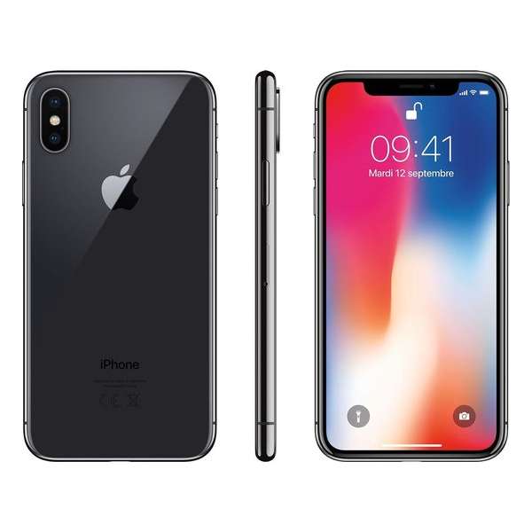 Apple iPhone X - Alloccaz Refurbished - C grade (Zichtbaar gebruikt) - 64GB - Spacegrijs Apple iPhone X - Alloccaz Refurbished - C grade (Zichtbaar gebruikt) - 64GB - Spacegrijs