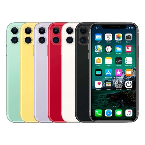 Apple iPhone 11 - Refurbished door Leapp - A grade (Zo goed als nieuw) - 128GB - Geel Apple iPhone 11 - Refurbished door Leapp - A grade (Zo goed als nieuw) - 128GB - Geel