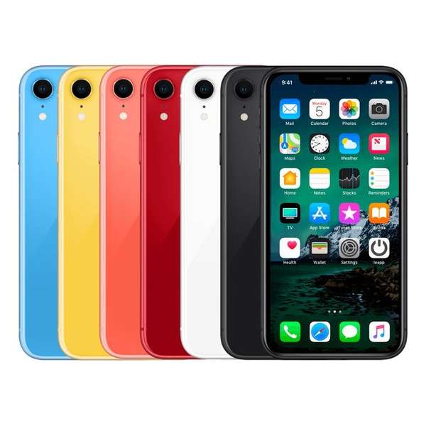 Apple iPhone Xr - Refurbished door Leapp - B grade (Lichte gebruikssporen) - 64GB - Zwart Apple iPhone Xr - Refurbished door Leapp - B grade (Lichte gebruikssporen) - 64GB - Zwart