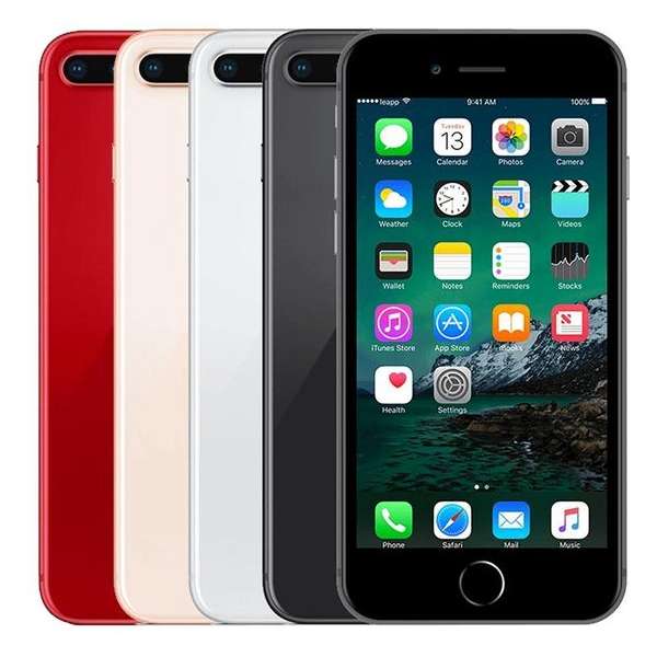 Apple iPhone 8 Plus - 256 GB - Zilver - Refurbished door leapp - A-grade Apple iPhone 8 Plus - 256 GB - Zilver - Refurbished door leapp - A-grade