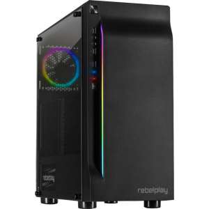 REBELPLAY Gaming PC - Core i5 - GTX 1650 - 8GB RAM - 480GB SSD - RGB - WiFi