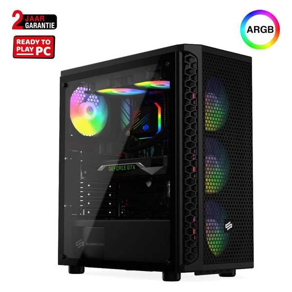 ScreenON - Ryzen 5 - 120GB M.2 SSD + 1TB HDD - 1050Ti 4GB - GamePC.Y24584 - WiFi ScreenON - Ryzen 5 - 120GB M.2 SSD + 1TB HDD - 1050Ti 4GB - GamePC.Y24584 - WiFi