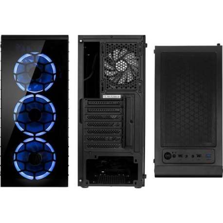 WARRIOR Game PC Ryzen 5 2600X, GeForce GTX1650 Super, 16GB, 250 GB NVME SSD, 1TB HDD