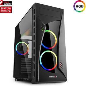 ScreenON - Extreme Desktop Game PC [AMD Ryzen 9 3900X, NVIDIA GeForce RTX 2080 Ti 11GB, 64GB RAM] Windows 10 Gaming Computer