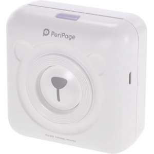 PeriPage Pocket Printer - Via Bluetooth - A6 - Inclusief Papier
