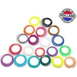 3D pen filament pakket 20 kleuren PLA/ABS - 100 meter