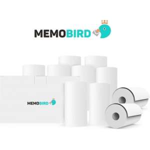 Memobird® 10x Standaard Print Papier – Memo -Wit – Portable Pocket Printer