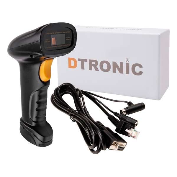 RS-232 Barcode Scanner - Handheld incl. adapter | DTRONIC - 910 RS-232 Barcode Scanner - Handheld incl. adapter | DTRONIC - 910