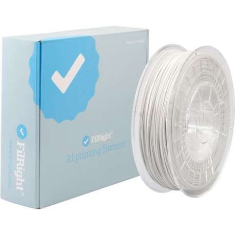 FilRight Pro Filament PLA  - Wit Mat - 1.75mm