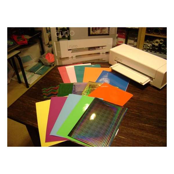 Silhouette CURIO EN GRATIS FOLIE 15 PAKKET van FLEX,FLOCK en VINYLFOLIE