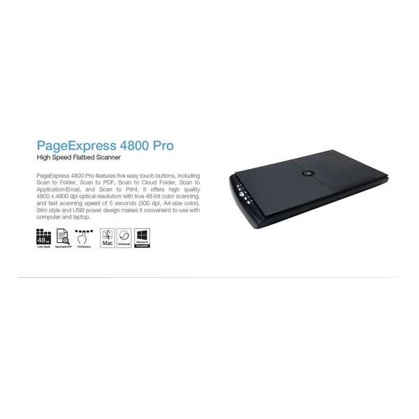 Mustek PageExpress 4800Pro 4800 x 4800DPI A4 Zwart