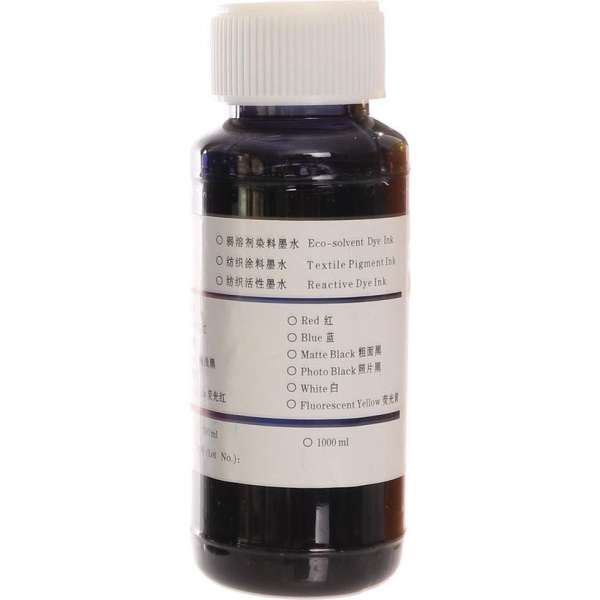 Sublimatie inkt Black (BK) 100ml