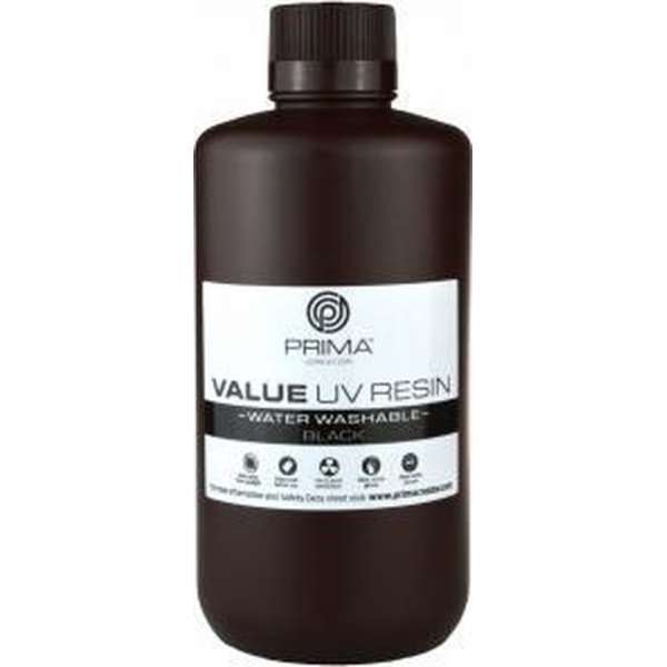 Prima Creator Water Washable UV Resin - 1000 ml - Black