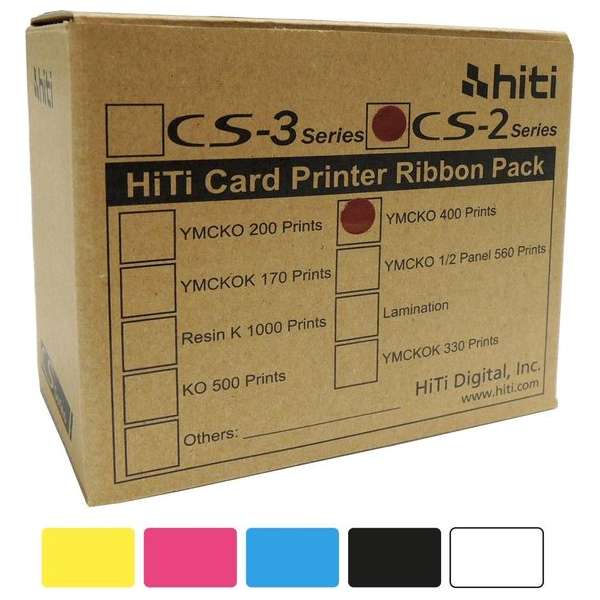 HiTi CS 200 printlint YMCKO voor 400 afdrukken HiTi CS 200 printlint YMCKO voor 400 afdrukken