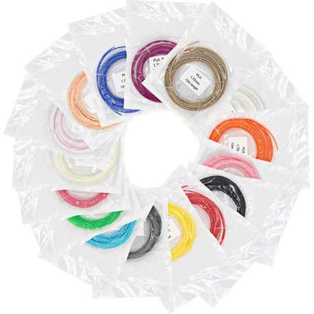 KERST 3D Pen filament - 6 kleuren pakket - 60 meter PLA