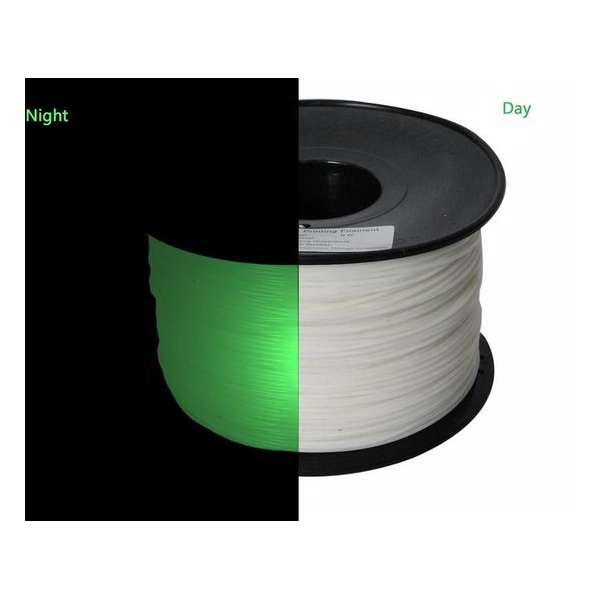 1.75mm oplichtend groen PLA filament 1kg 1.75mm oplichtend groen PLA filament 1kg