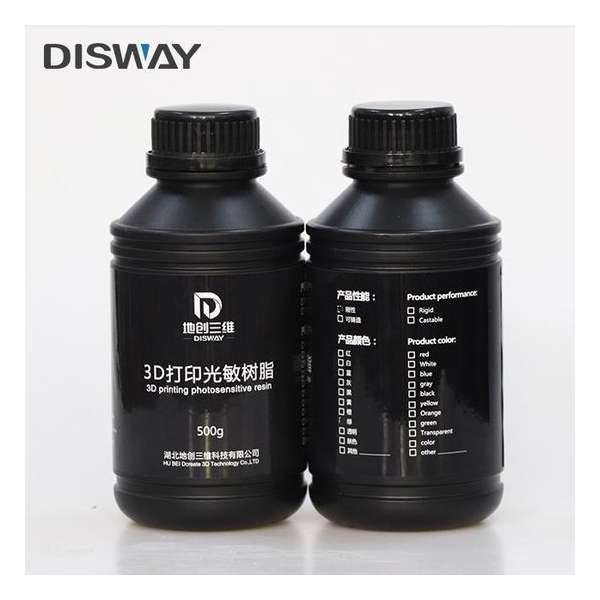 Liquid photopolymer Zwart UV resin 405nm 3D hars voor sla printer