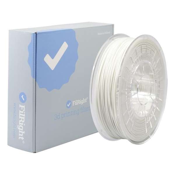 HD PLA Filament - 1.75mm - 750 g - Wit - FilRight Engineering