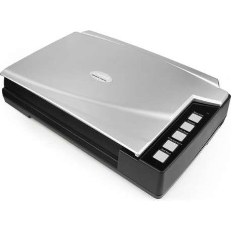 Plustek OpticBook A300 Plus 600 x 600 DPI Flatbed scanner Zwart, Zilver
